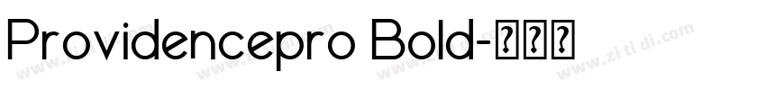 Providencepro Bold字体转换